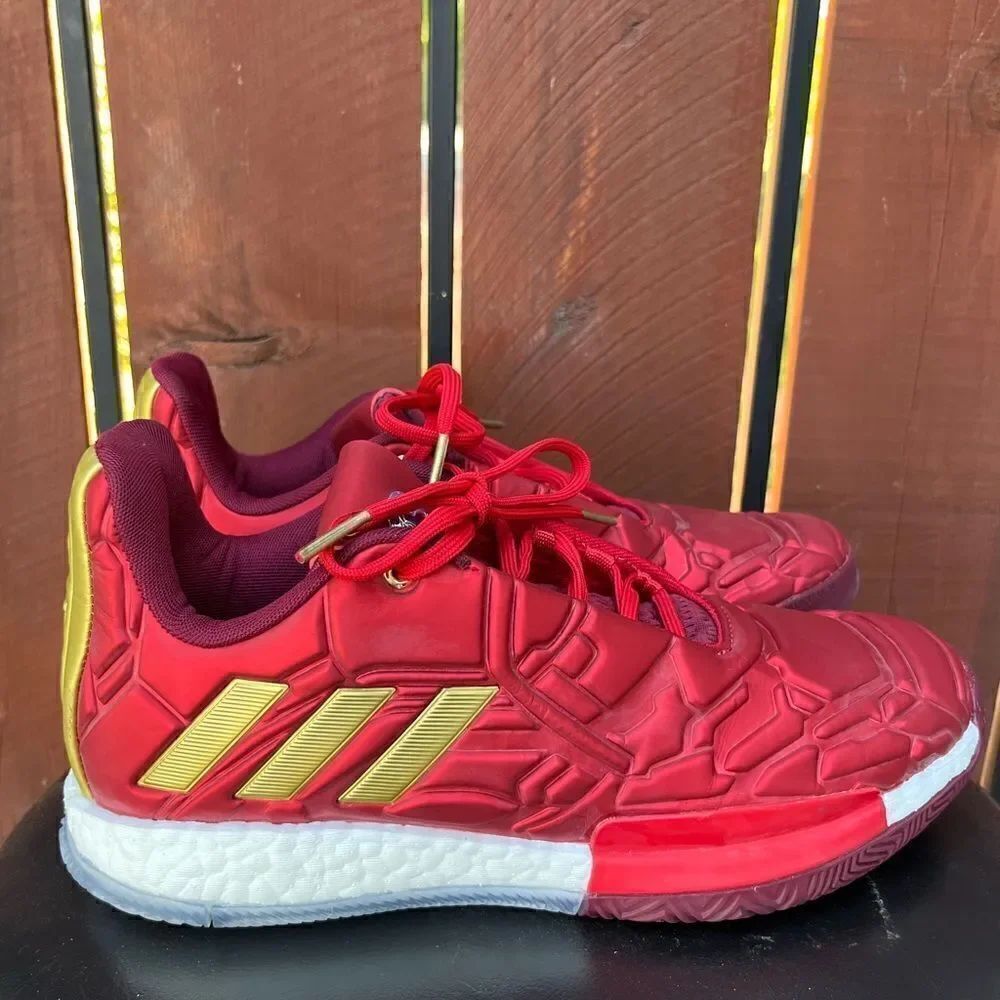 Adidas Marvel Iron Man James Harden vol.3 Sneakers size 8 Men’s - Picture 2 of 11
